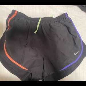 Large Nike shorts. Multi colored